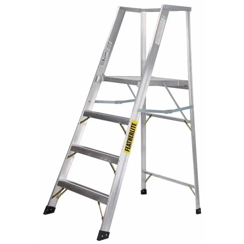 Featherlite 3500-Xw Extra-Wide Platform Step Ladder – 350 Lb Capacity 1