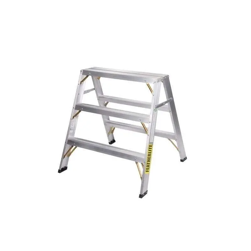 Featherlite 3700 Series Heavy-Duty Aluminum Sawhorse With Reinforced Frame 1