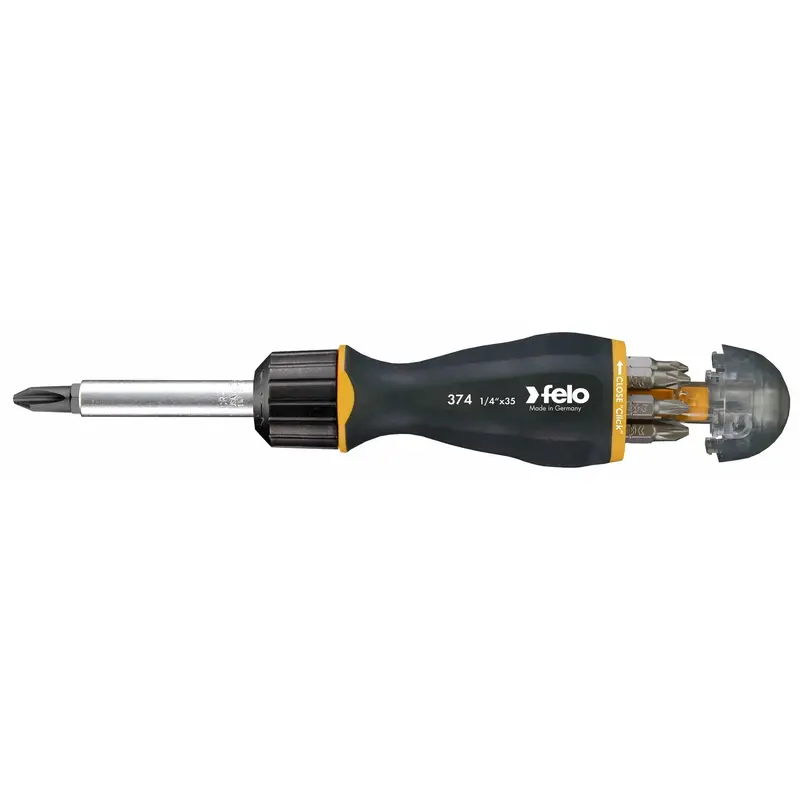 Felo Sd Magazine Bit Holder With Integrated 8-Piece Bit Set: Sl/Pz/Ph/Bh (Blister Packaging) 1