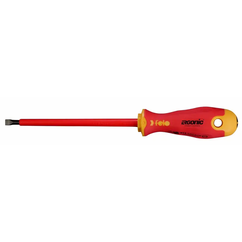 Felo Vde-Approved Slotted Screwdriver Sl 6.5×1.2×150 Mm — 3C Ergo Handle 1