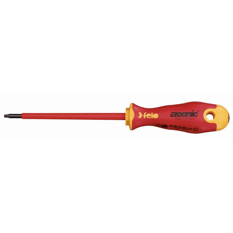 Felo Vde-Approved Torx T20 Screwdriver — 125 Mm, 3C Ergo Handle 1