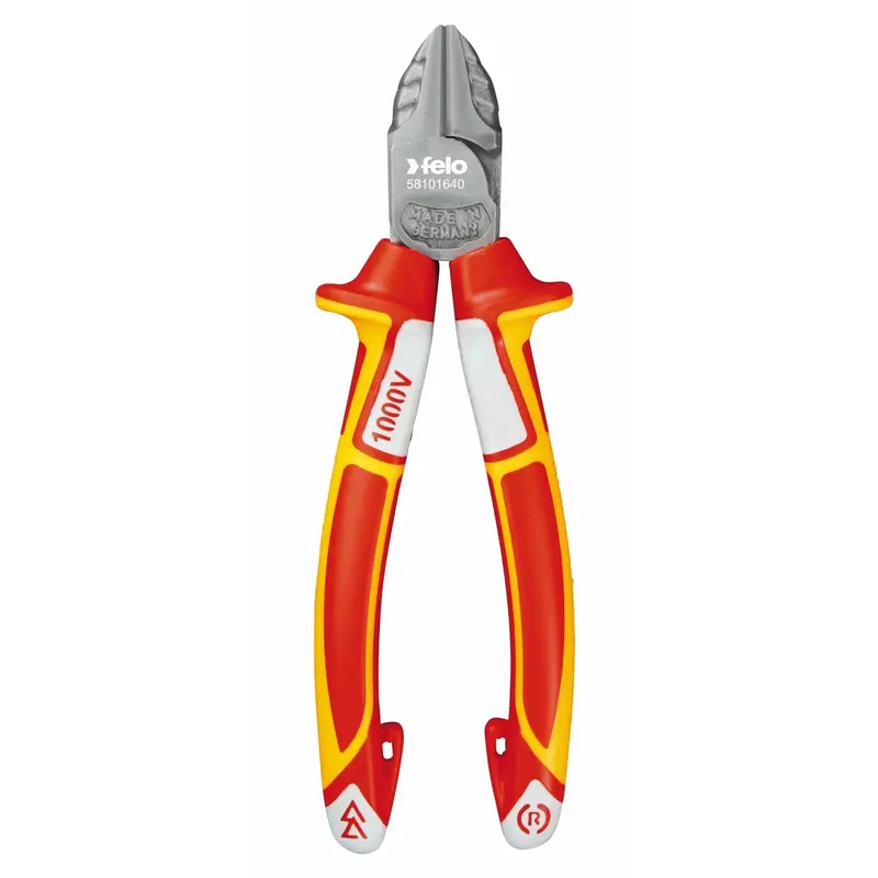 Felo Vde-Certified Side Cutters – 160 Mm, Lightweight Triple-Component Handle 1