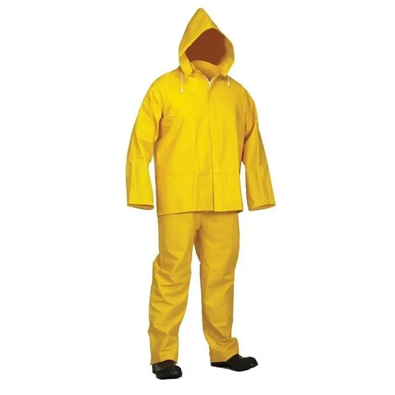 Forcefield Yellow Pvc Rain Suit – Waterproof Jacket & Bib Pants Set 1