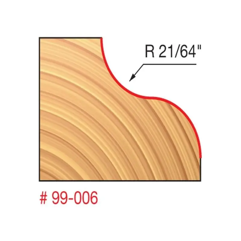 Freud 99-006 Ogee Router Bit – 1-1/2" Diameter 1