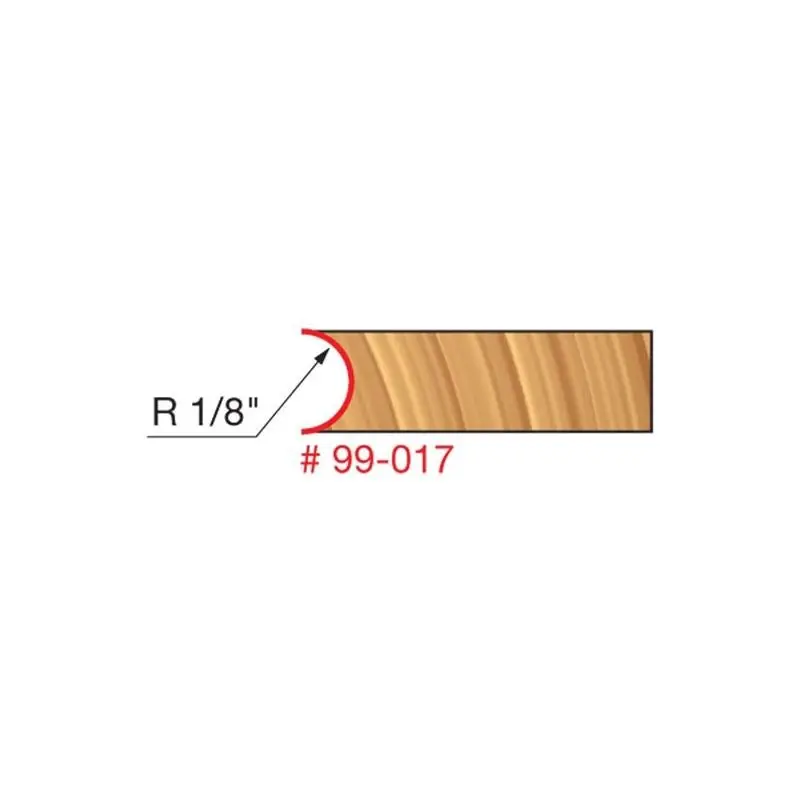 Freud 99-017 Canoe Joint Router Bit – 1/8" Radius 1