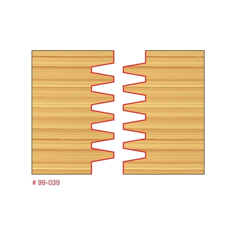 Freud 99-039 Finger Joint Bit – 2" Diameter, Variable Height 1
