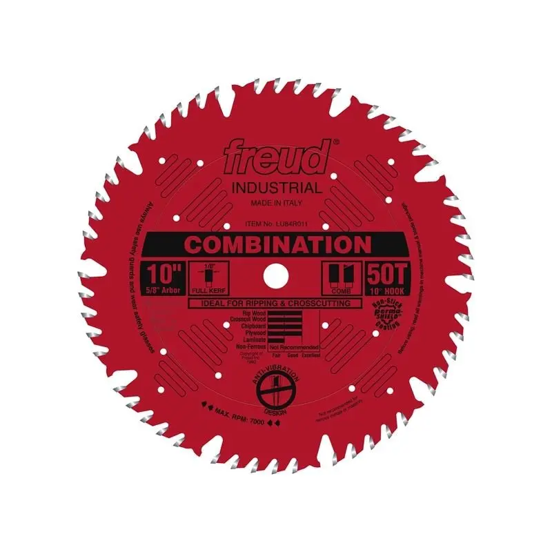 Freud Lu84R011 10-Inch 50-Tooth Atb Industrial Combination Blade 1