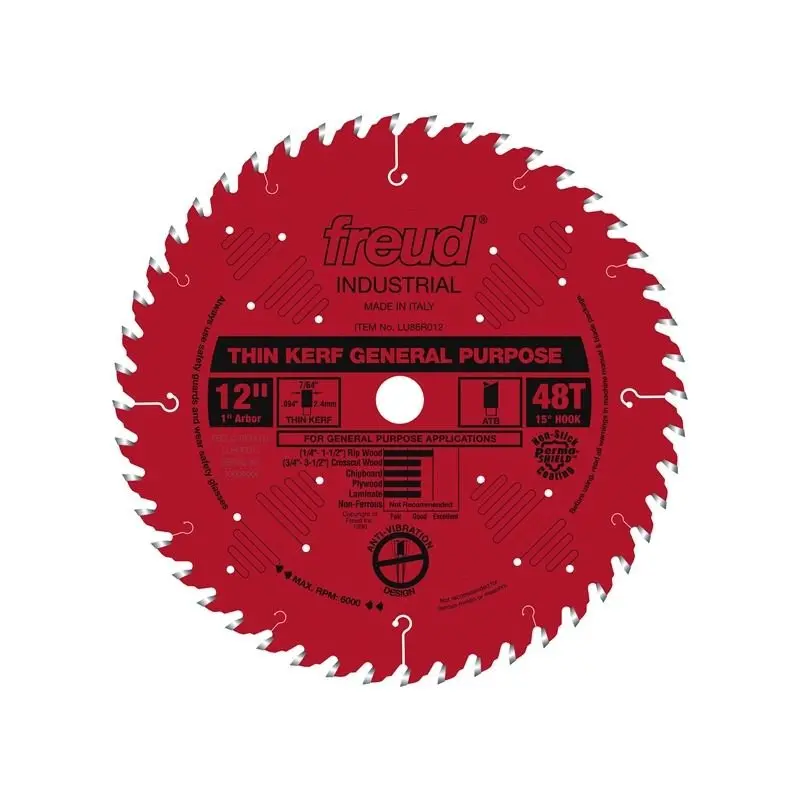 Freud Lu86R012 12-Inch Thin-Kerf General-Purpose Circular Blade 1