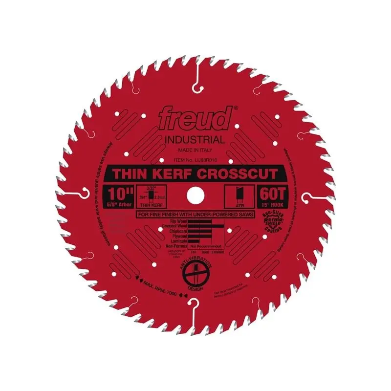 Freud Lu88R010 — 10-Inch Thin-Kerf Fine-Finish Crosscut Blade 1