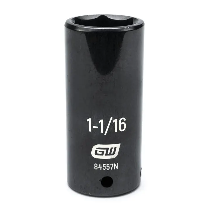 Gearwrench 1-1/16" High-Strength Impact Socket — 1/2" Drive, 6-Point Sae 1