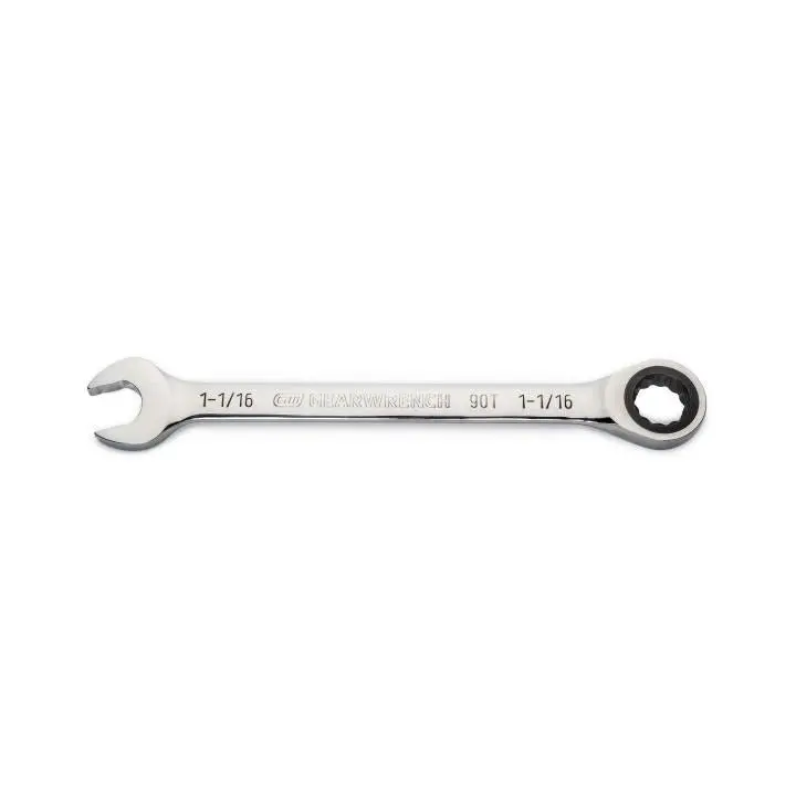 Gearwrench 1-1/16" Ratcheting Combination Wrench – Dual-Metric/Sae Compatible Head Geometry 1
