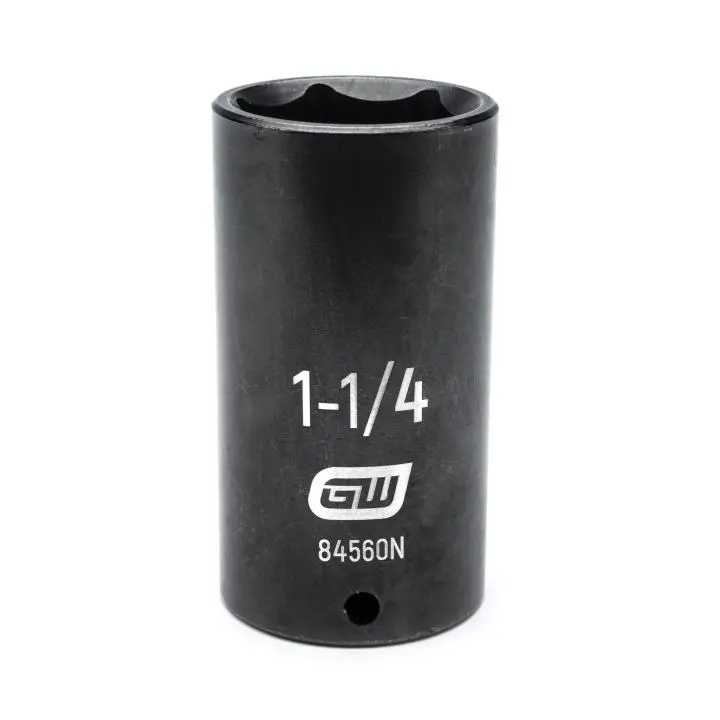 Gearwrench 1-1/4" Deep-Profile Impact Socket — 1/2" Drive, 6-Point Sae 1