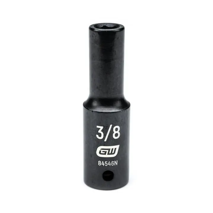 Gearwrench 1/2" Drive 6-Point Deep Impact Socket — 3/8" Sae 1
