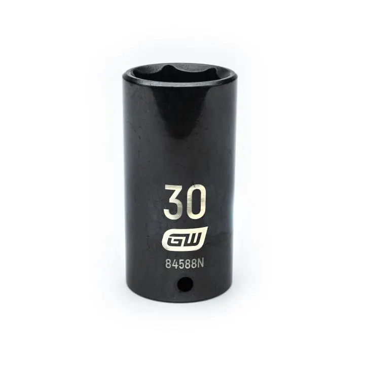 Gearwrench 1/2" Drive 6-Point Deep Impact Socket — 30Mm Metric 1