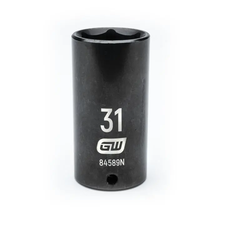 Gearwrench 1/2" Drive 6-Point Deep Impact Socket — 31Mm Metric 1