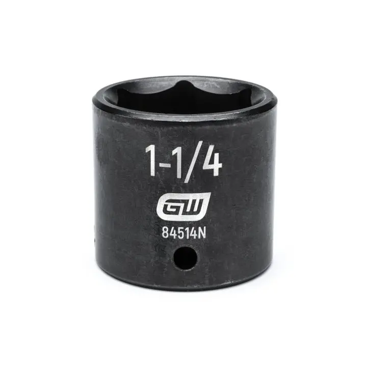 Gearwrench 1/2" Drive 6-Point Standard Impact Socket — 1-1/4" Sae 1