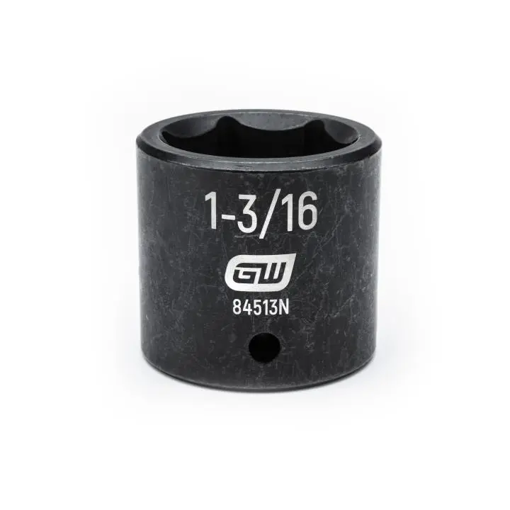 Gearwrench 1/2" Drive 6-Point Standard Impact Socket — 1-3/16" Sae 1