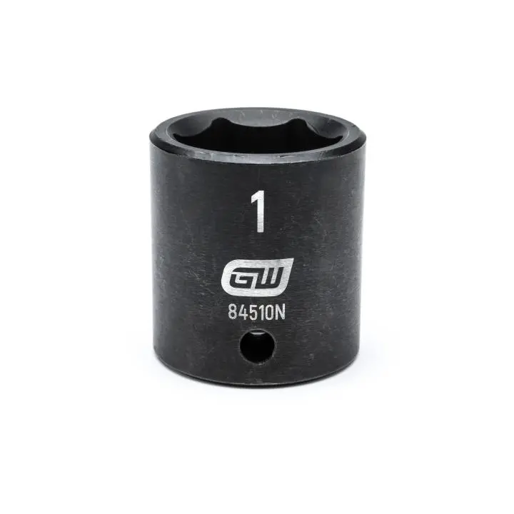 Gearwrench 1/2" Drive 6-Point Standard Impact Socket — 1" Sae 1