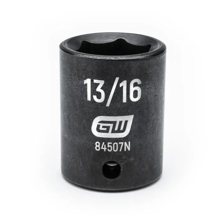 Gearwrench 1/2" Drive 6-Point Standard Impact Socket — 13/16" Sae 1