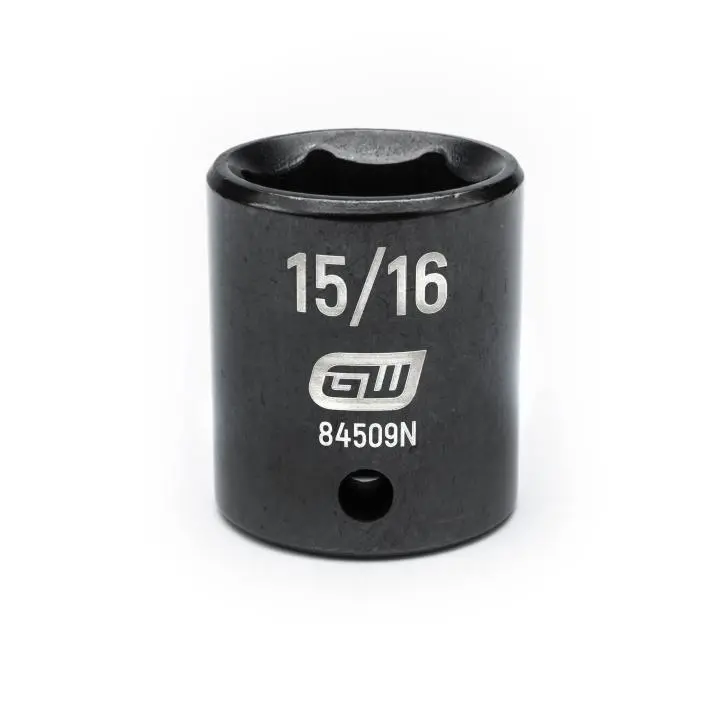 Gearwrench 1/2" Drive 6-Point Standard Impact Socket — 15/16" Sae 1