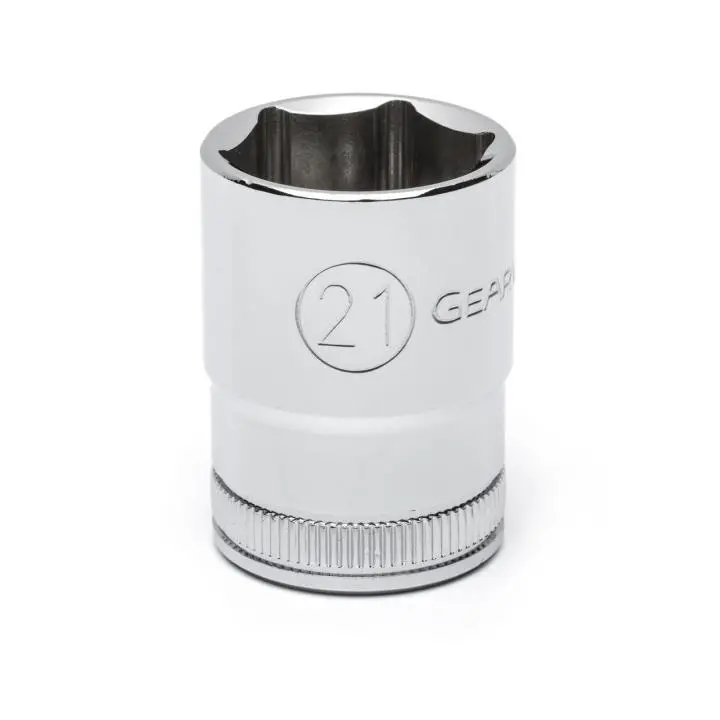 Gearwrench 1/2" Drive 6-Point Standard Metric Socket – 21Mm 1