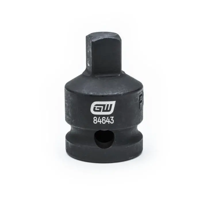 Gearwrench 1/2" Drive To 3/8" Socket Adapter – Impact-Rated F-To-M Converter 1