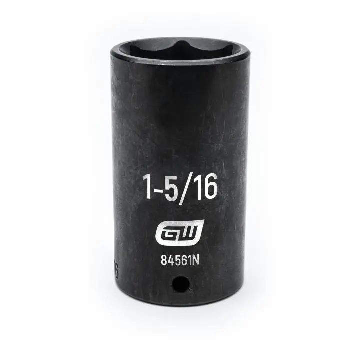 Gearwrench 1-5/16" Heavy-Duty Impact Socket — 1/2" Drive, 6-Point Sae 1