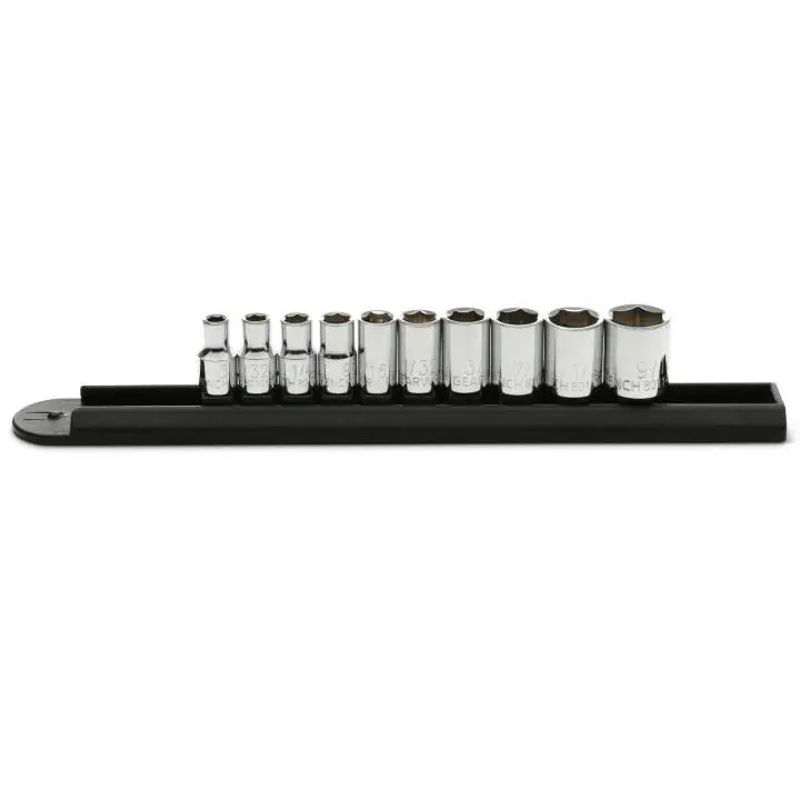 Gearwrench 10-Piece 1/4" Drive 6-Point Sae Socket Set 1