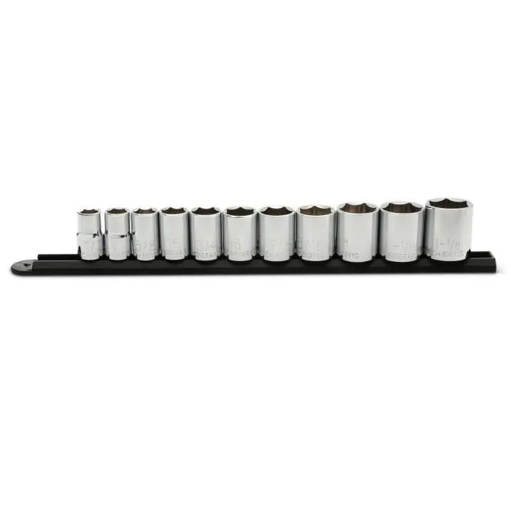 Gearwrench 11-Piece 1/2" Drive 6-Point Standard Sae Socket Set (Model 80703) 1