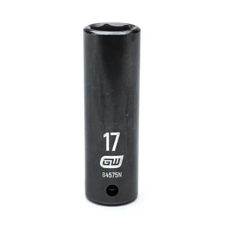 Gearwrench 17Mm 1/2" Drive 6-Point Deep Impact Socket – Metric, Ultra-Durable 1