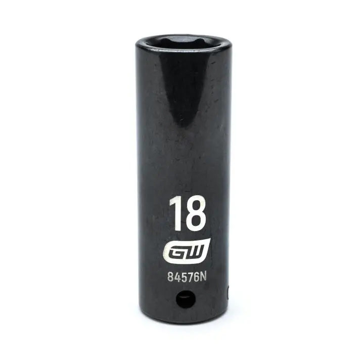 Gearwrench 18Mm 1/2" Drive 6-Point Deep Impact Socket – Metric, Optimized For Tight Spaces 1