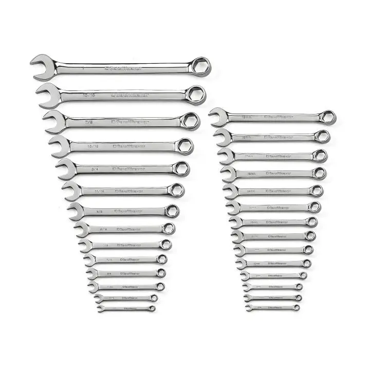 Gearwrench 28-Piece Sae/Metric 6-Point Combination Wrench Set – Comprehensive Dual-Standard Kit 1
