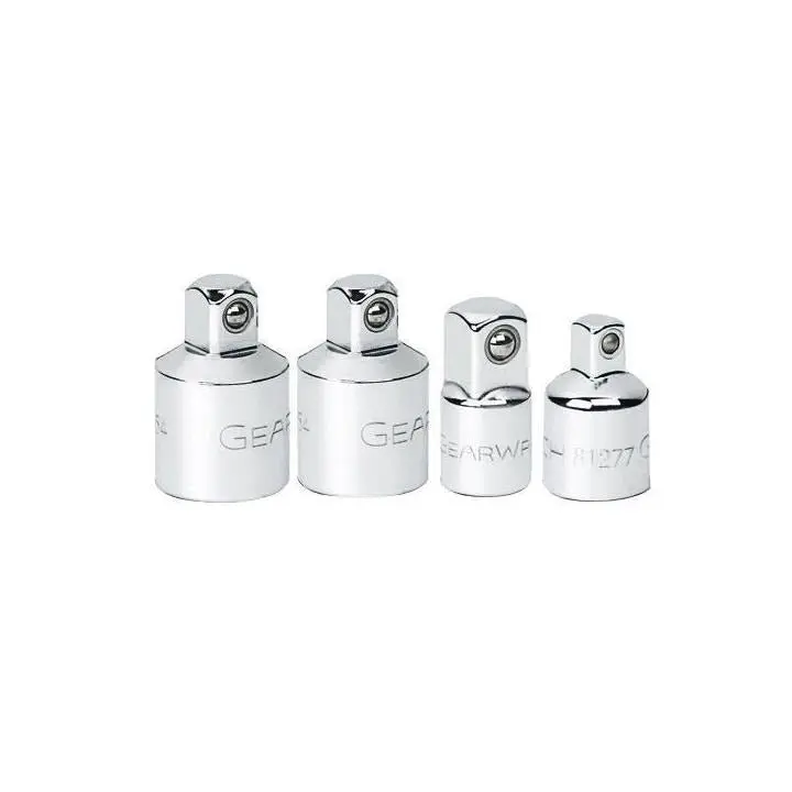 Gearwrench 4-Piece Drive Adapter Kit – Compatible With 1/4", 3/8", And 1/2" Ratchet Systems 1