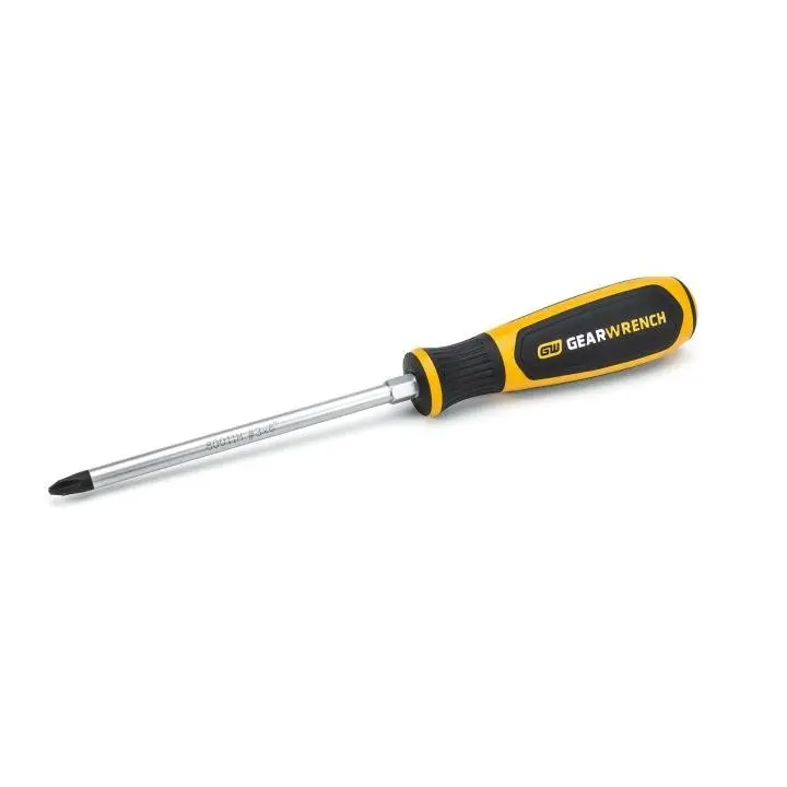 Gearwrench 80011H #3 Phillips Screwdriver – 6" Dual-Material Handle For Medium-Sized Fasteners 1