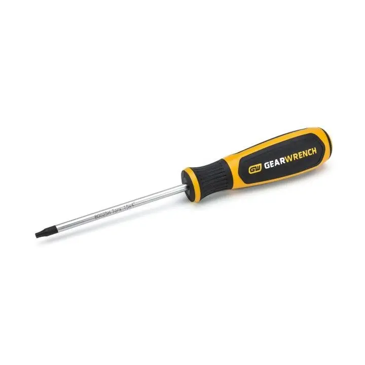 Gearwrench 80025H T15 Torx Screwdriver – 4" Dual-Material Handle For Automotive And Industrial Use 1