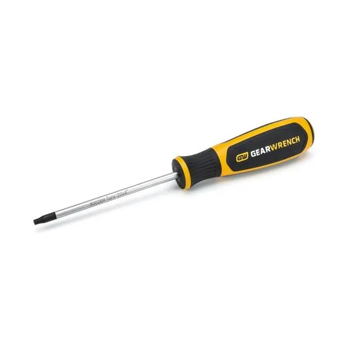 Gearwrench 80026H T20 Torx Screwdriver – 4" Dual-Material Handle For Precision Torx Applications 1