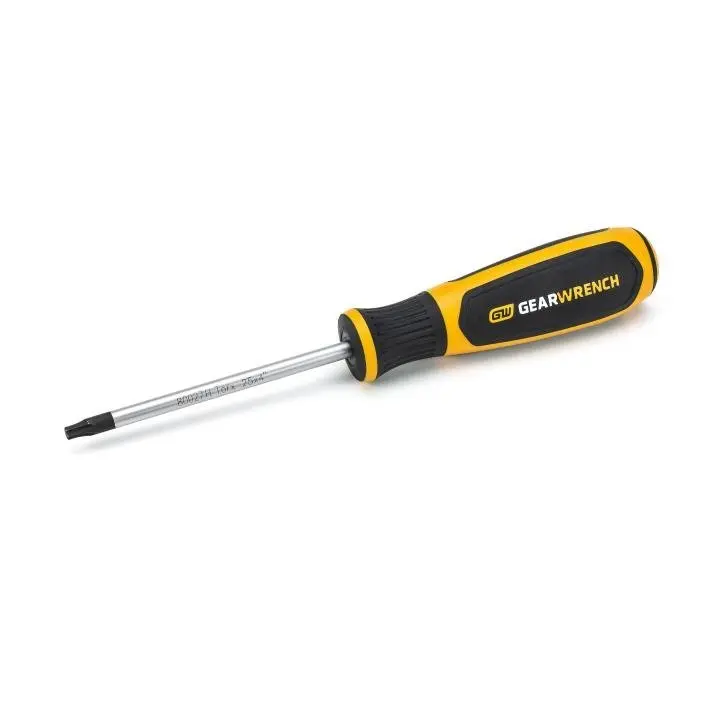 Gearwrench 80027H T25 Torx Screwdriver – 4" Dual-Material Handle For High-Strength Fastener Engagement 1