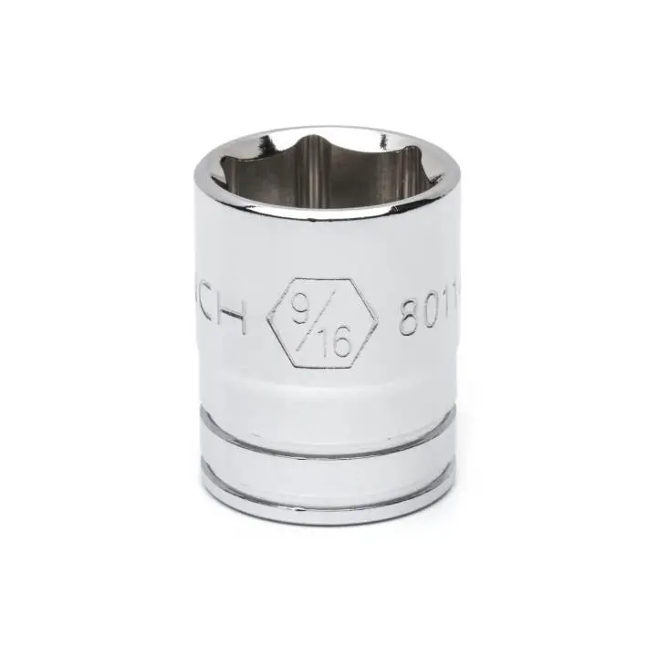 Gearwrench 80114D 1/4" Drive 6-Point Standard Sae Socket — 9/16" 1