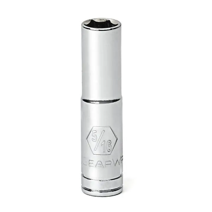 Gearwrench 80140 1/4" Drive 6-Point Deep Metric Socket — 5.5Mm 1