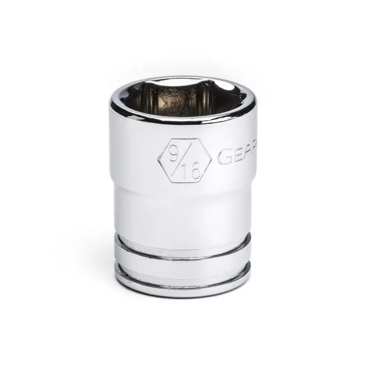 Gearwrench 80355 – 3/8" Drive, 6-Point Sae Standard Socket (9/16") 1