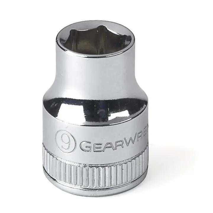 Gearwrench 80377 – 3/8" Drive, 6-Point Metric Standard Socket (9Mm) 1