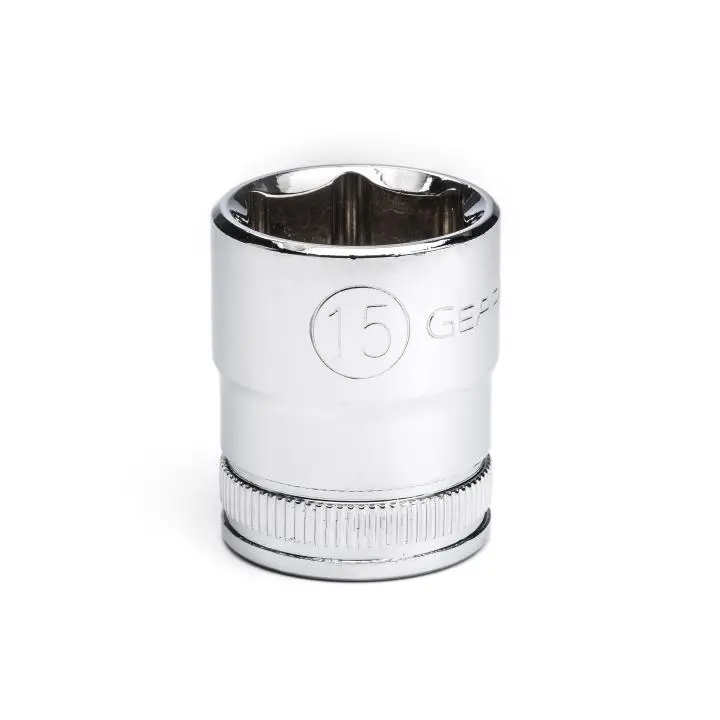 Gearwrench 80383 – 3/8" Drive, 6-Point Metric Standard Socket (15Mm) 1