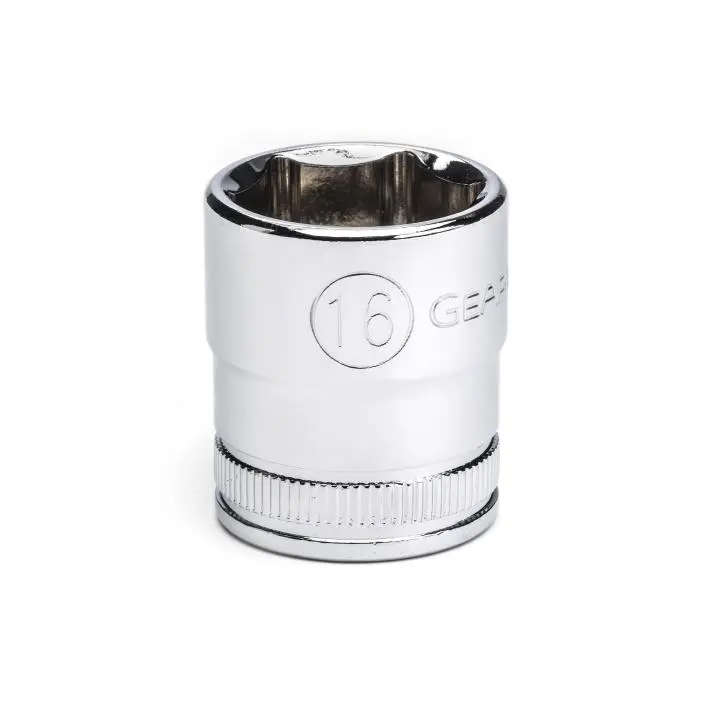 Gearwrench 80384 – 3/8" Drive, 6-Point Metric Standard Socket (16Mm) 1