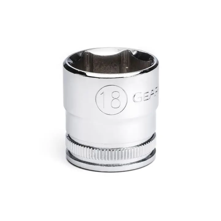 Gearwrench 80386 – 3/8" Drive, 6-Point Metric Standard Socket (18Mm) 1