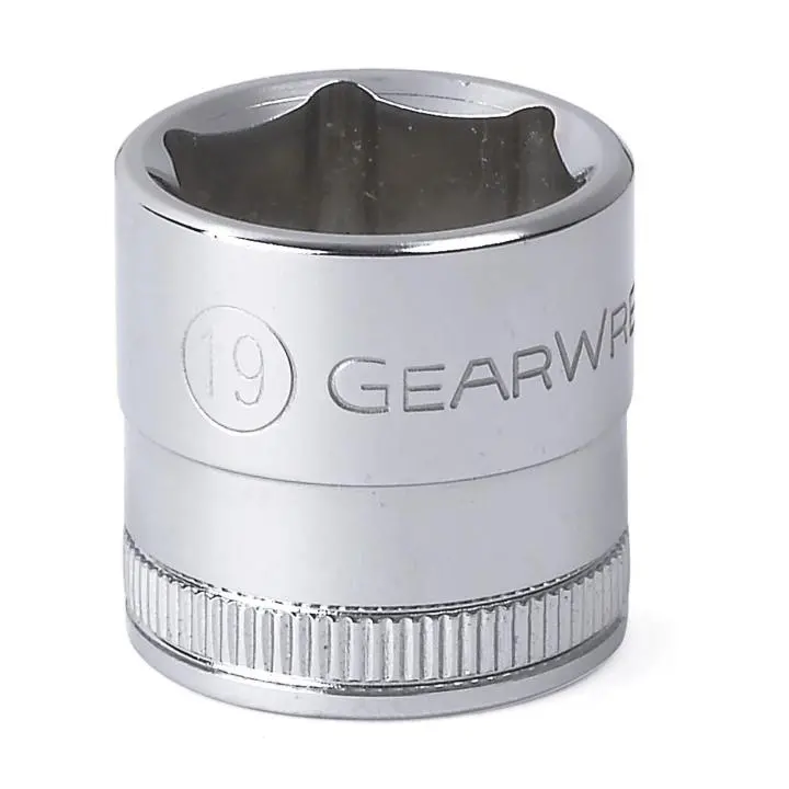 Gearwrench 80387 – 3/8" Drive, 6-Point Metric Standard Socket (19Mm) 1