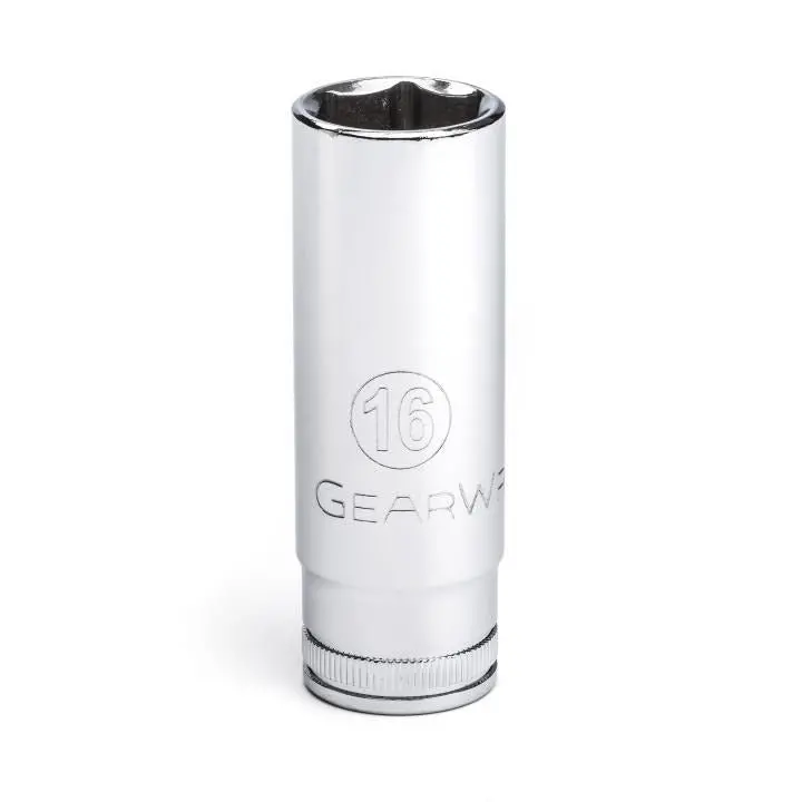 Gearwrench 80398 – 3/8" Drive, 6-Point Metric Deep Socket (16Mm) 1