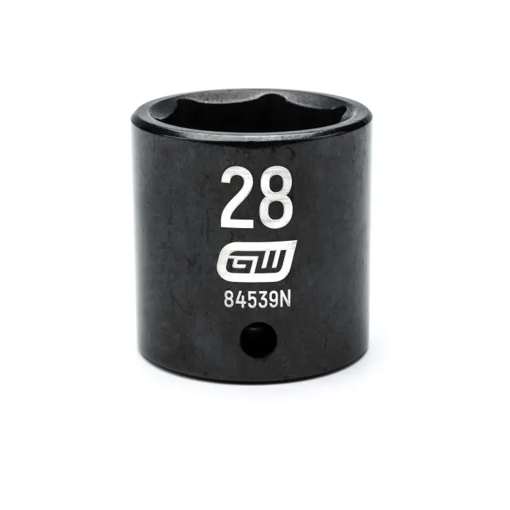 Gearwrench 84539N 28Mm Standard-Depth 1/2" Drive 6-Point Impact Socket 1