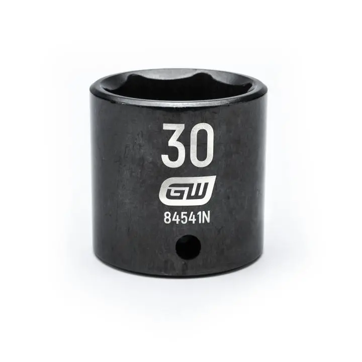 Gearwrench 84541N 30Mm Standard-Depth 1/2" Drive 6-Point Impact Socket 1