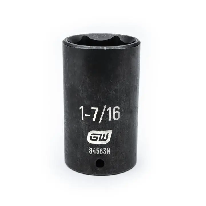 Gearwrench 84563N 1/2" Drive 6-Point Sae Impact Socket — 1-7/16" Deep Profile 1