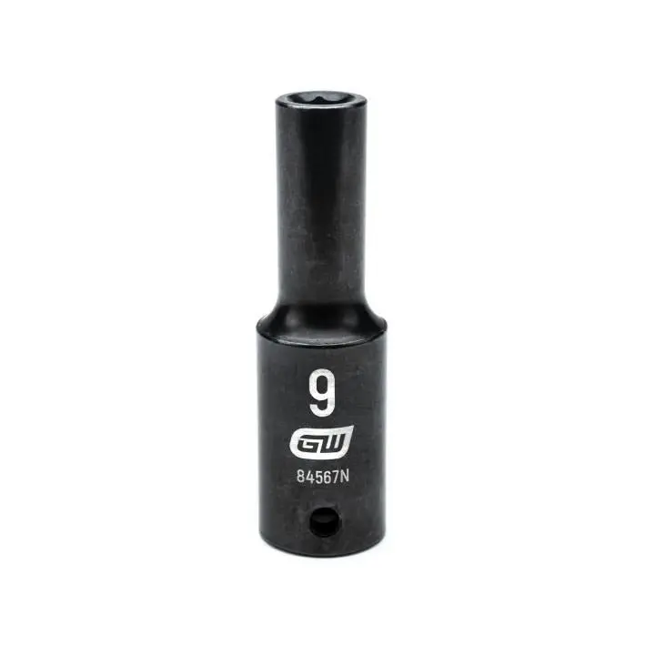 Gearwrench 84567N 9Mm Deep-Profile 1/2" Drive 6-Point Impact Socket 1